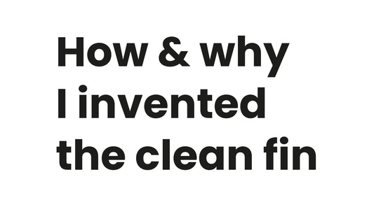 Why & how I invented the clean fin surf brush